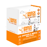 Snack Mates Chicken & Maple Mini Meat Sticks, All-Natural Chicken (8 Packs, 40 Mini-Sticks)