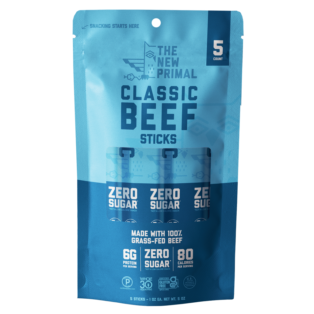 Zero Sugar Grass-Fed Beef Kids Snack Sticks