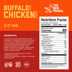 Buffalo Style Chicken Sticks, All-Natural Chicken, Zero Sugar (5 Sticks)