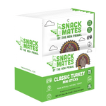 Snack Mates Classic Turkey Mini Meat Sticks, All-Natural Turkey (8 Packs, 40 Mini-Sticks)