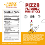 Snack Mates Chicken Pizza Mini Meat Sticks, All-Natural Chicken (8 Packs, 40 Mini-Sticks)