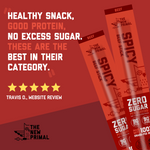 Spicy Beef Meat Sticks, 100% Grass-Fed Beef, Zero Sugar (20 Sticks)