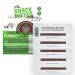Snack Mates Classic Turkey Mini Meat Sticks, All-Natural Turkey (8 Packs, 40 Mini-Sticks)